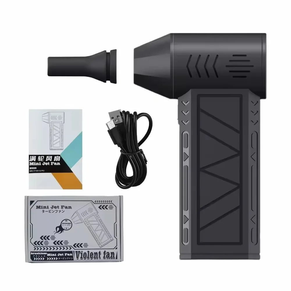 Turbo Jet Air Blower – High Power Portable Dust Cleaner (Type-C Rechargeable)