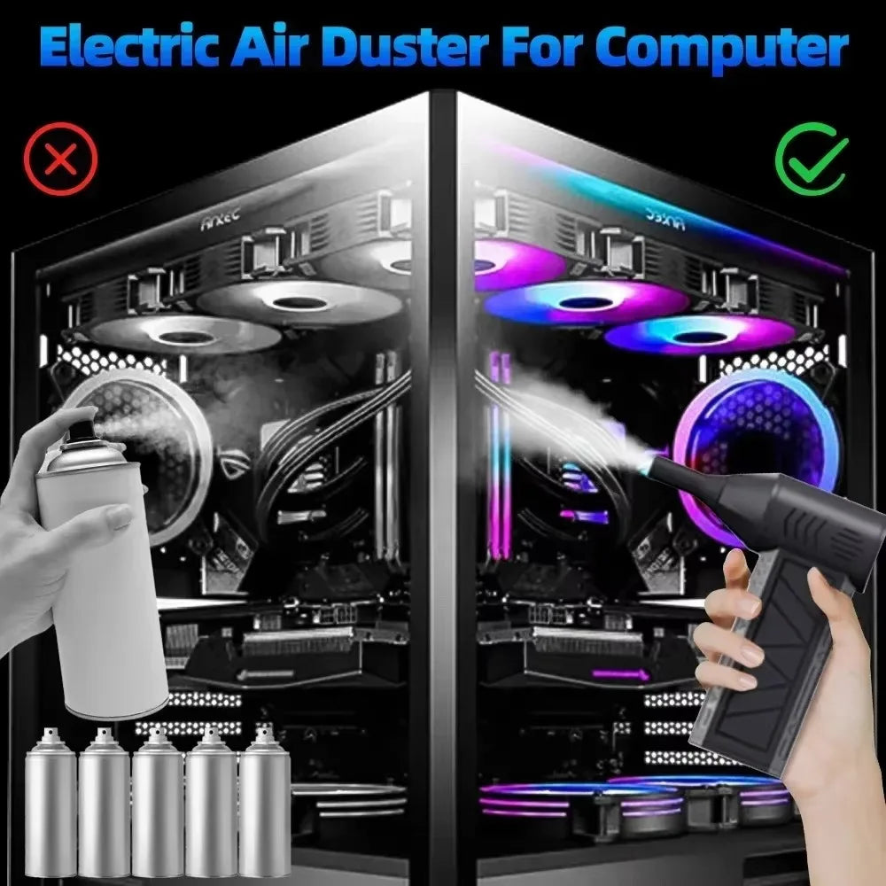 Turbo Jet Air Blower – High Power Portable Dust Cleaner (Type-C Rechargeable)