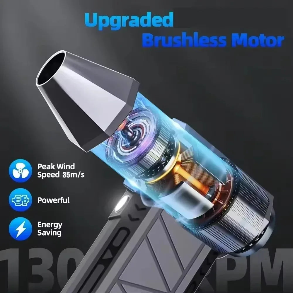 Turbo Jet Air Blower – High Power Portable Dust Cleaner (Type-C Rechargeable)